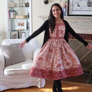 Floral Fit and Flare Dress